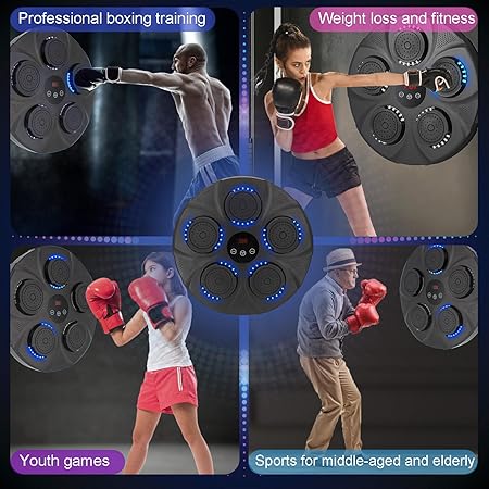 Music Boxing Machine Wall Mounted Smart Bluetooth Boxing Equipment for Boxing Enthusiasts